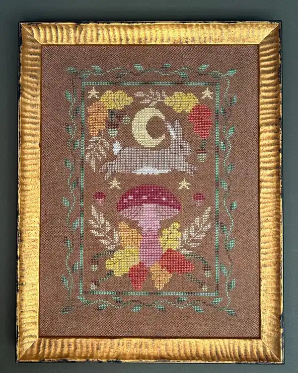 The Stitchin' Kitten Designs MOONLIT GLADE Cross Stitch Pattern Fast Shipping