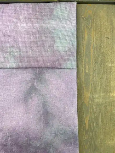16 count Tangled Thistle Aida Hand Dyed Cross Stitch Fabric by Forbidden Fiber Co Genuine