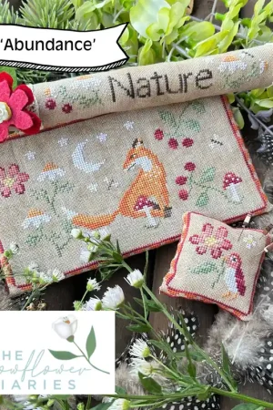 Free Returns Snowflower Diaries ABUNDANCE Cross Stitch Pattern