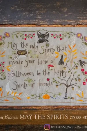 Snowflower Diaries MAY THE SPIRITS Cross Stitch Pattern Save Now