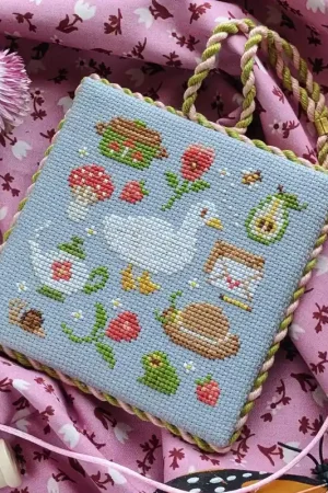 Top Pick Country Cottage Sampler Cross Stitch Pattern by Stitch Sprout