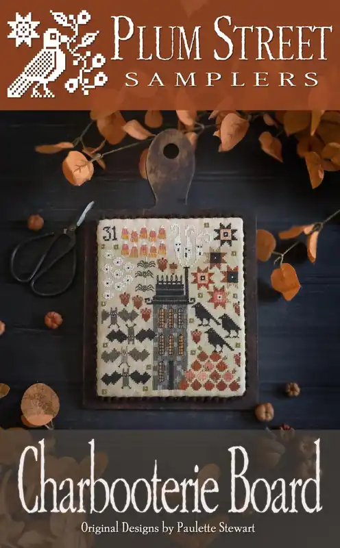 Charbooterie Board Plum Street Samplers Cross Stitch Pattern Free Returns