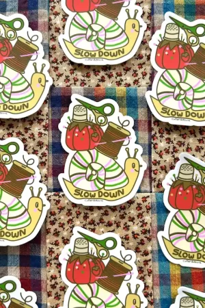 Last Chance Slow Down Sticker