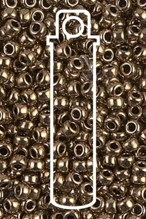 Direct From Manufacturer Miyuki Japanese Seed Beads Size 8/0 - Cut Metallic Dark Bronze (Color #9457)