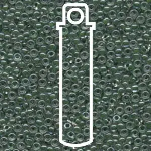 Shop Now Miyuki Japanese Seed Beads Size 8/0 - Forest Green Lined Crystal (Color #9217)