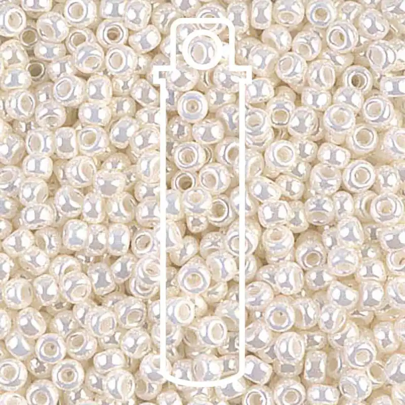 Miyuki Japanese Seed Beads Size 8/0 - Pearl Ceylon (Color #9591) 22 Gram Tube Hot Deal
