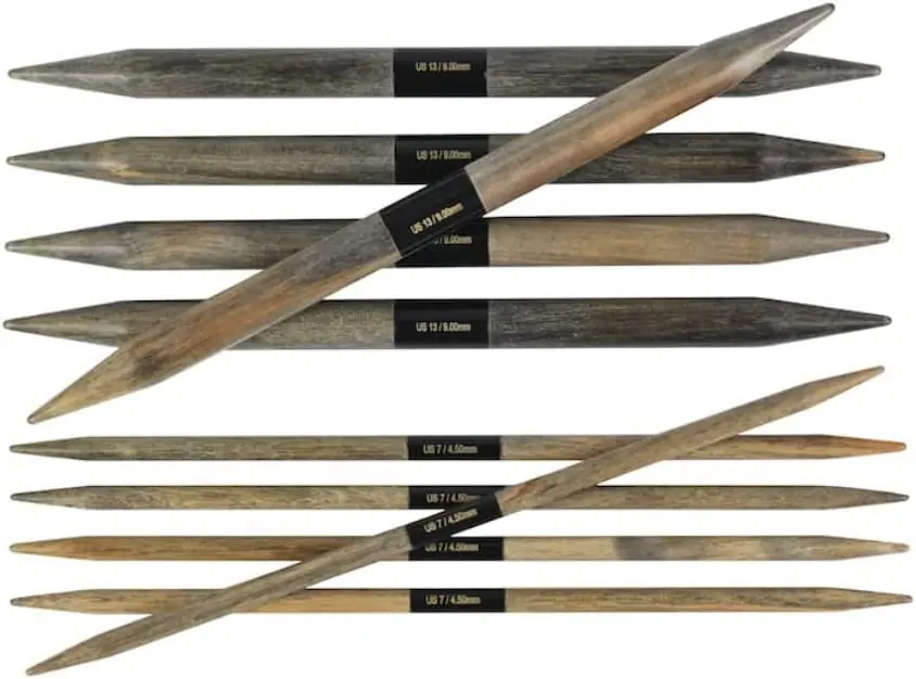 Lykke Driftwood 8 Inch Double Pointed Knitting Needles - US 4 (3.5mm) Reduced Price