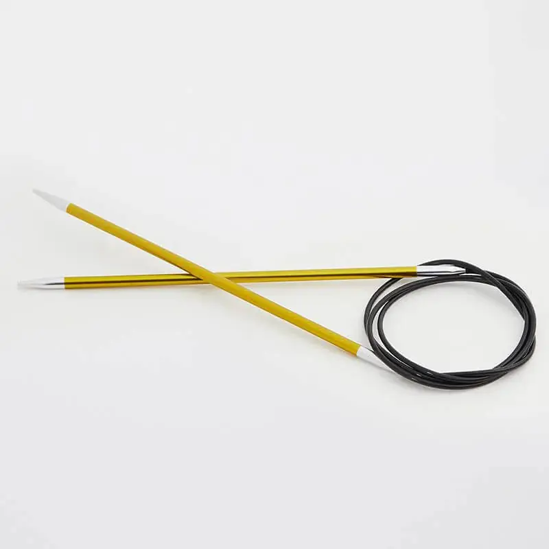 KnitPro Zing 24" Fixed Circular Needles - US 4 (3.50mm) Genuine