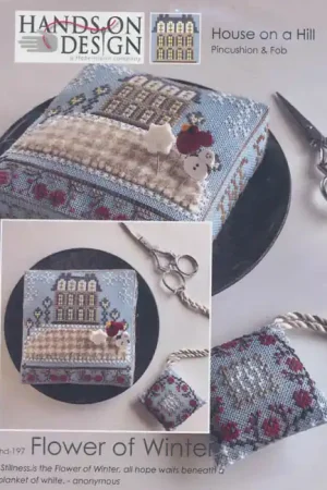 Flower of Winter Pincushion & Fob w/Wool Cheap