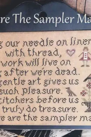 We Are the Sampler Makers Wholesale