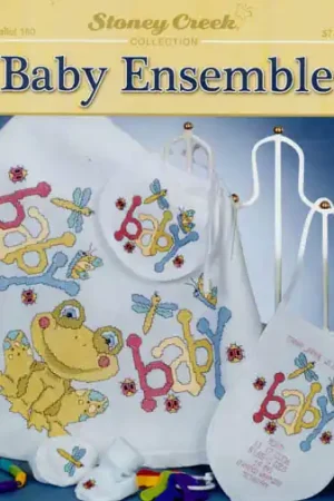 Fast Shipping Baby Ensemble - (Cross Stitch)