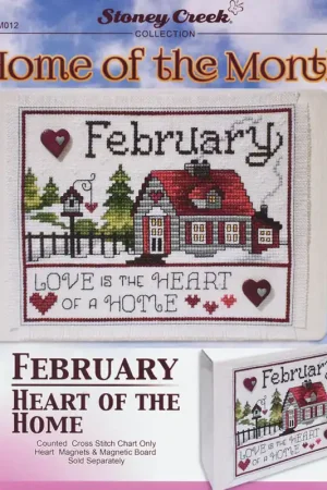 Free Delivery Home of the Month - February - (Cross Stitch)