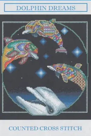 Dolphin Dreams - (Cross Stitch) Crafted