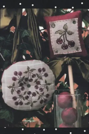 Place Order Very Cherry Wreath - (Cross Stitch)