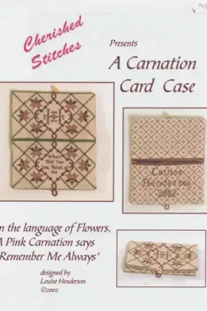A Carnation Card Case High Quality