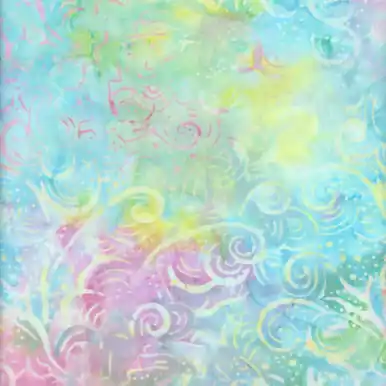 Bulk Order Timeless Treasures Fabrics Sugar Sunrise Tonga Batik Nouveau Scrolls