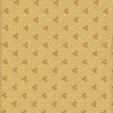 Bargain Marcus Fabrics Treasured Past Missie Carpenter Yellow Triple Ditsy