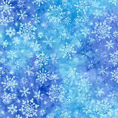 Grab Now Timeless Treasures Fabrics Tonga Batik Crystal Pearl River Flower Snowflake Frozen