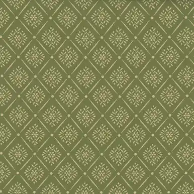 Certified Marcus Fabrics Haberdashery Dawn Heese Lattice Green
