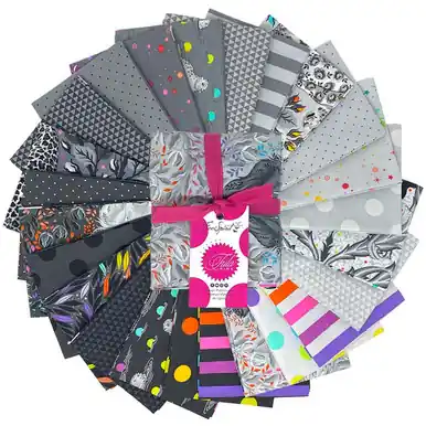FreeSpirit Fabrics Graywork by Tula Pink Graywork 24 Fat Quarters Order Now