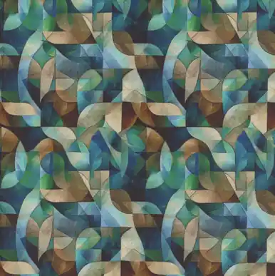 Quilting Treasures Fabrics Solstice Dan Morris Teal Blue Kaleidoscope Geo Shop Now