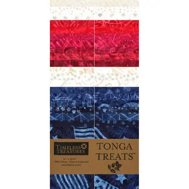 Holiday Sale Timeless Treasures Fabrics USA Tonga Batiks USA Jelly Roll Strips