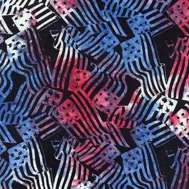 Buy Online Timeless Treasures Fabrics USA Tonga Batiks Patriot American Flag