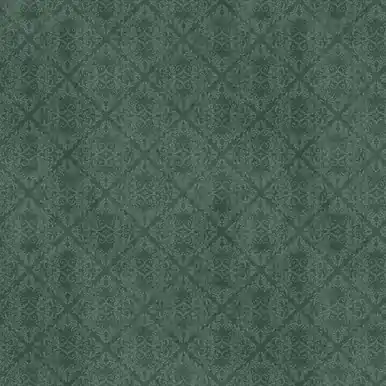 Brand New Wilmington Prints Crimson Blooms Beth Grove Florentine Tile Damask Teal Green
