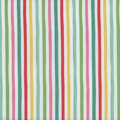 Windham Fabrics Christmas Villaage Multi Festive Stripe Special Offer