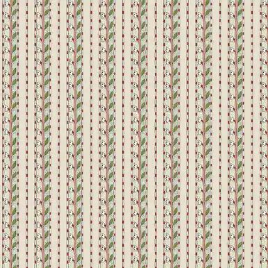 FreeSpirit Fabrics Bedford Park by William Morris & Co Daffodil Stripe Ivory Top Pick