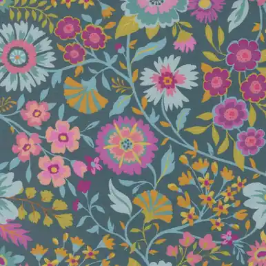Weekend Sale Moda Fabrics Parlor Crystal Manning Teal Wild And Free Peacock