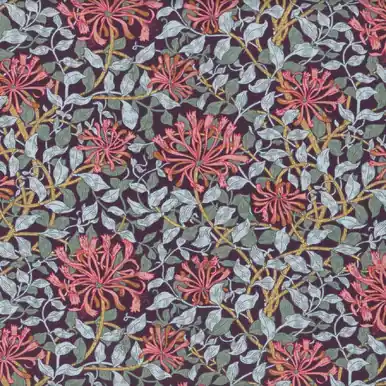 FreeSpirit Fabrics Red House by William Morris & Co. Honeysuckle Mulberry Special Discount
