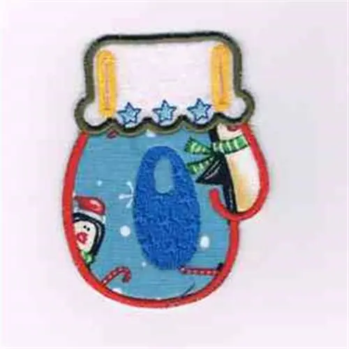 Express Delivery Mitten Banner O Embroidery Design