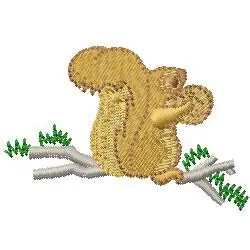 Cheap Squirrel & Nut Embroidery Design
