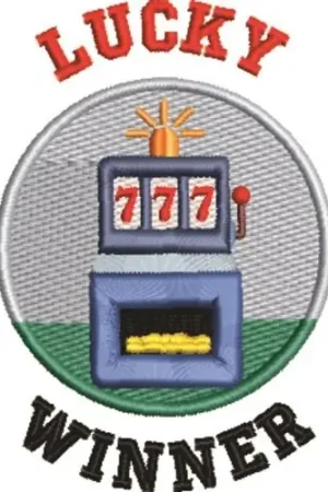 Mega Sale Lucky Winner Embroidery Design