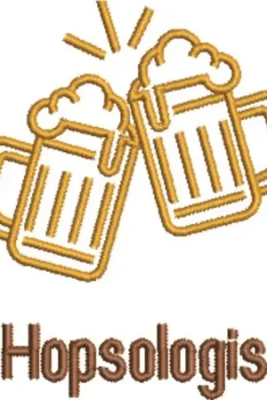 Hopsologist Embroidery Design Free Shipping