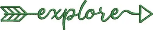 One Day Deal Explore Arrow Embroidery Design