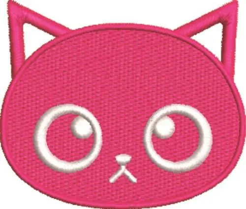 Mega Sale Kawaii Kitten Head Embroidery Design