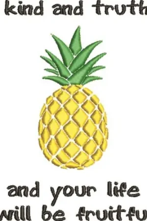 Life Will Be Fruitful Embroidery Design Top Rated