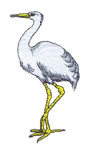 Flash Sale Crane Embroidery Design