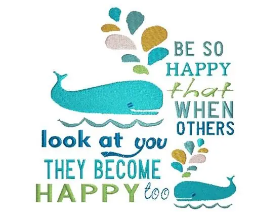 Be So Happy Embroidery Design Special Offer