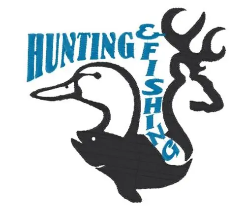 Affordable Hunting & Fishing Embroidery Design