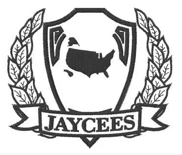Free Returns Jaycees No Color Embroidery Design
