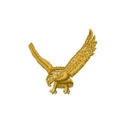 Price Drop Eagle Embroidery Design