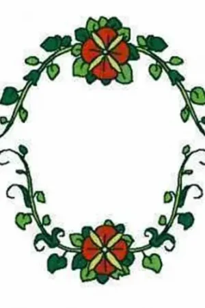 1 Letter Monogram Frame Embroidery Design Secure Checkout