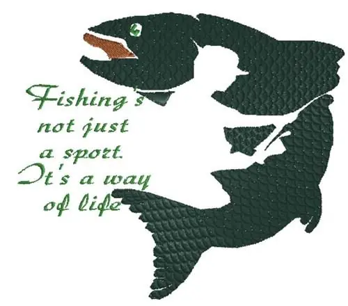 Original Fishing A Way Of Life Embroidery Design