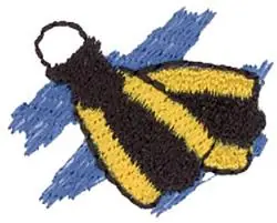 Diving Fins Embroidery Design Markdown