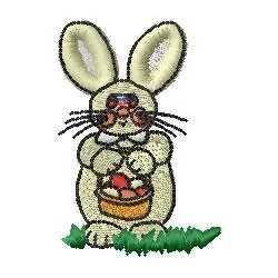 Easter Bunny Embroidery Design Price Drop