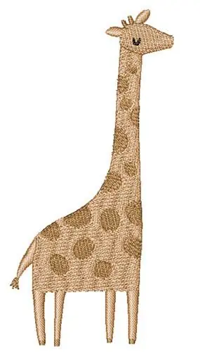 Giraffe Embroidery Design Get Yours