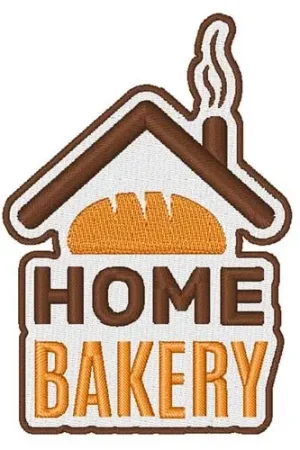 Home Bakery Embroidery Design Worldwide Shipping
